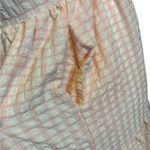 Calixta Gorg Pink Plaid Ruffle Dress Size Small .#87 White Photo 13