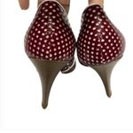 Miss Sixty  red perforated heels y2k Italy designer pumps indie spring boho Photo 7