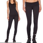 Adidas X Stella McCartney The Essential Fold Tight Leggings: Black Photo 3