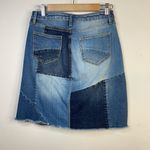 Driftwood Anthro Saydi Patchwork Denim Jean Boho Hippie A line skirt womens 26 4 Photo 6