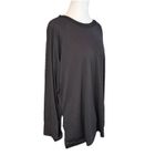 Tek Gear  Tunic Size XL Black Active Long Sleeve Women’s Top Crewneck NWOT Photo 4