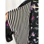 Blackcraft Cult Women’s Kimono Duster Witchy Goth Black White Moth Moon XL/1X Photo 3