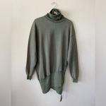 NWT RETROFETE Desreen Asymmetrical Sweater Dress in Army Green Women's Size XS Photo 2