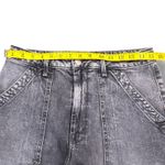 MOTHER SUPERIOR The Private Zip Pocket High Rise Cropped Wide Leg Jeans Size‎ 28 Gray Photo 5