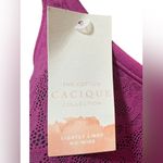 Cacique Cotton Collection Lightly Lined No-Wire Bra 46D – NWT Purple Lane Bryant Photo 4