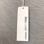 James Perse NWT Standard  Women’s Gray Foil Soft Comfy Racerback Tank Midi Dress Photo 5