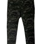 Soft Surroundings Willow Camouflage Stretch Knit Straight Leg Pants Green 8P Photo 0