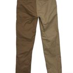 Teddy Fresh  Two Tone Khaki Pants With Colorful Inside Lining Size 28 Photo 1