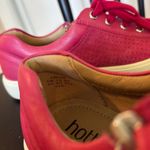 Hotter ChaseāLeather Ortholite pink side zip sneakers size 6.5 Photo 10