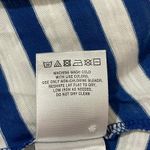 Anthropologie  Postmark Crochet Lace Overlay Striped Swing Tank - White/Blue - M Photo 9