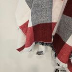 Banana Republic  Multicolor Plaid Knit Poncho Acrylic, One size NEW! Photo 9