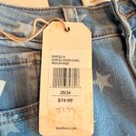 Shyanne  Blue Star and Stripe Wide Leg Jeans Photo 5