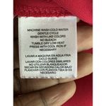 Jones New York Button Front Shirt Dress Raspberry Pink Roll Tab Sleeve Sz 4 READ Photo 9