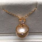 Boutique Custom Made 11.5mm Genuine Pearl Necklace Photo 4