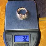 Color Changing Garnet Moissanite Sterling Silver Ring Size 7 Photo 9