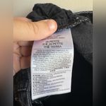 GAP Black Acid Wash Straight 26 Petite Jeans Raw Hem Ankle Gray Size undefined Photo 7