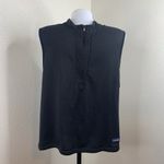 Patagonia Vtg Regulator Vest Polartec Black Half 1/2 Zip Made USA Women’s? Sz L Photo 7