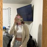 EXPRESS Cream Women's Cardigan Sweater Photo 1