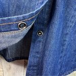 Faded Glory  Vintage Med Lightweight Denim Snap Front Shirt w/Snap Pockets & Cuff Photo 6
