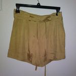 Trina Turk  Los Angeles tan silk lightweight summer shorts Photo 1