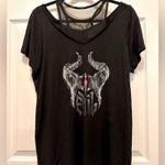 Her Universe Disney's Mistress of Evil Horns Tee Shirt Photo 0