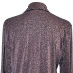 Abercrombie & Fitch Sparkly Disco Button Up Shirt Women’s Size L Copper Shimmer Photo 6