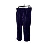 Lauren Ralph Lauren Womens Medium Purple Velvet Pants Holiday Party Evening Wear Photo 1