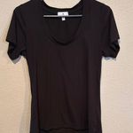 Socialite  Black Fitted Short Sleeve Tee Photo 0