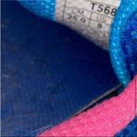 ASICS  Women's Blue and Pink Running Shoes Photo 3