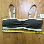 Sundays Brunch Women's Two Piece Swimsuit Wandering In Paris Brown White Sz L Size L Photo 2