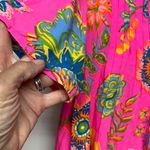 Avani JACOBIN FLOWER Vibrant Pink Floral babydoll dress Size XS Photo 3