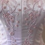Vintage Beaded Prom Dress Pink Photo 5