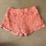 Forever 21 Pink crochet shorts high waisted size XS Photo 1