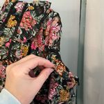 Topshop ‎ ruffle sheer floral blouse size 6 Photo 1