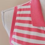 Tommy Hilfiger coral striped polo size small Photo 2