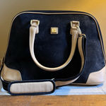 Diane Von Furstenberg  Carry On Bag‎ Black Tan  18x13x8  Weekender Duffle Travel Photo 0