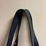 Tommy Hilfiger Navy Blue Large Tote Bag leather exterior with gold hardware Photo 7