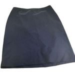 Loft NEW navy blue mini skirt lined classic pencil size 2 Photo 0