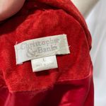 Christopher & Banks Vintage red suede leather jacket large Photo 9