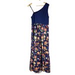 Adrianna Papell  One Shoulder Floral A-Line One Shoulder Evening Dress Photo 5