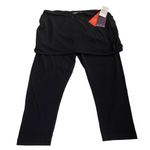 Zella 🆕 🖤 Nordstrom Skirted Capris, Black NWT, Size 1X Photo 1