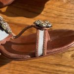 RARE Beverly Feldman Kitten Heel Toe Loop Sandals Size 8.5 Photo 15