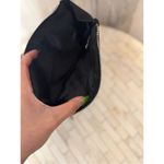 Victoria's Secret Victoria’s Secret Black Sequin Clutch Zip Pouch Wristlet Evening Bag Photo 3