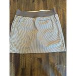 Athleta  Brooklyn tennis skirt size 10 athletic lined striped grey Photo 4