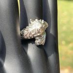 Gorgeous Women's Sterling Silver Horse Equestrian Ring, Satin Finish, Size 7 Photo 4