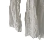 Revolve Maven West Women's Size XS White Sheer Ruffle Flowy Tiered Blouse Photo 3