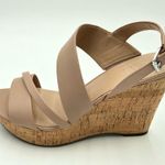 Franco Sarto  Blush/Nude Wedge Heel Sandals Size 10 Photo 9