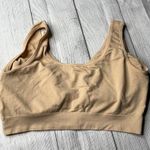 Jockey Generation Seamless Comfort Bra Padded Wireless Size Large Tan Photo 4