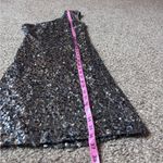 Adrianna Papell  One-Shoulder Sequin Dress in Silver Photo 4