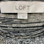 Ann Taylor Linen blend Sequin sleeveless sweater, Loft ladies black gray medium Photo 3